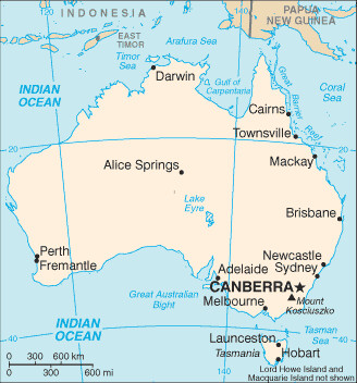 Harta Australiei