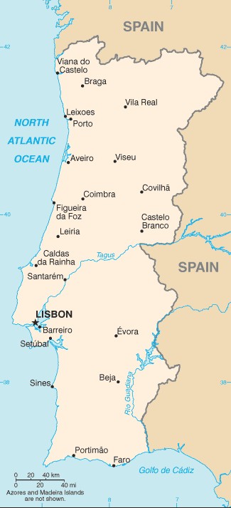 Harta Portugaliei